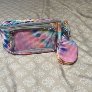 Colorful Tie-Dye Fanny Pack with Pouch